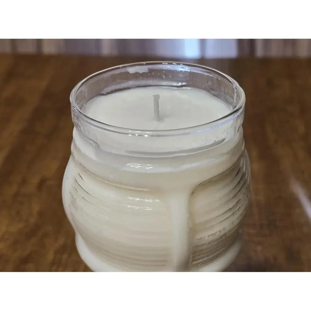 Handmade Ocean Breeze Scented Candle in Red Lobster 35th Anniversary Glass D139